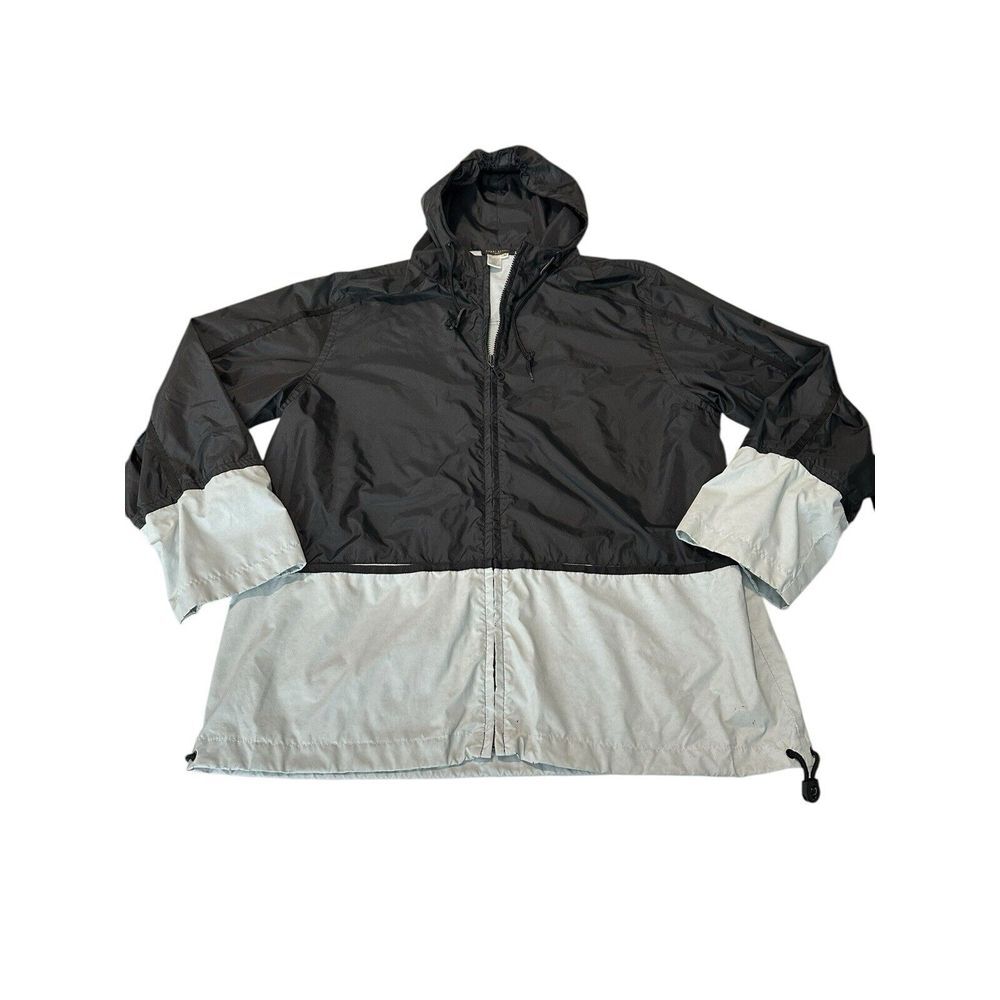 Henri Bendel Sport Sz Medium Lightweight Raincoat Windbreaker Jacket Women ST3-8